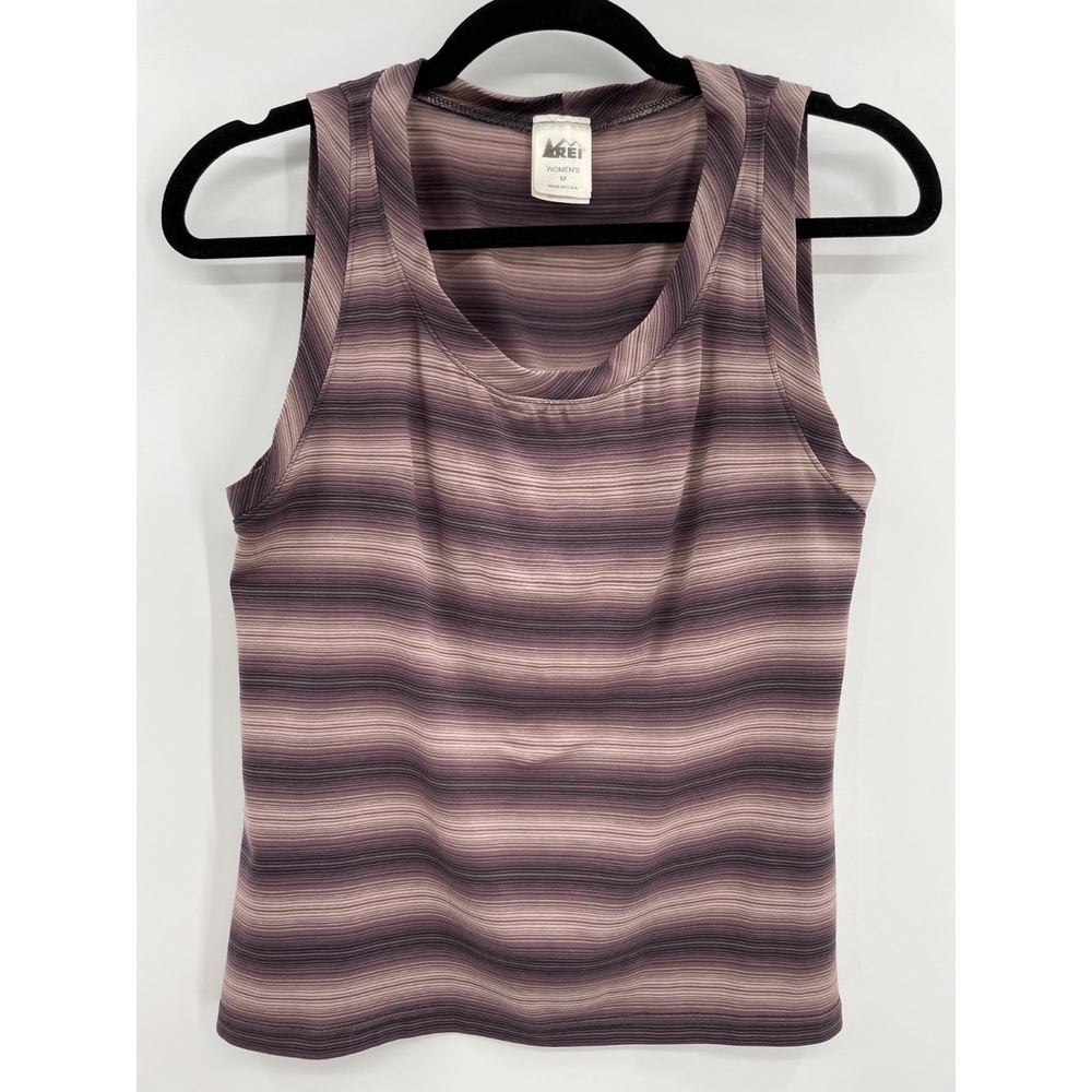 REI Gray Purple Sleeveless Tank Top Size M